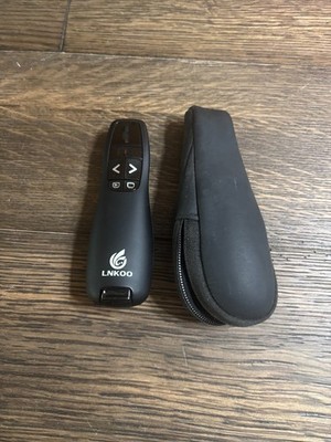 LNKOO Wireless Presentation Remote with Laser Pointer   Includes Case