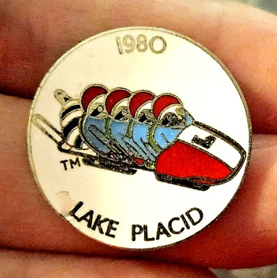 OFFICIAL LAKE PLACID 1980 OLYMPIC 4 MAN BOBSLED GAMES PIN  / 2026 TRADER