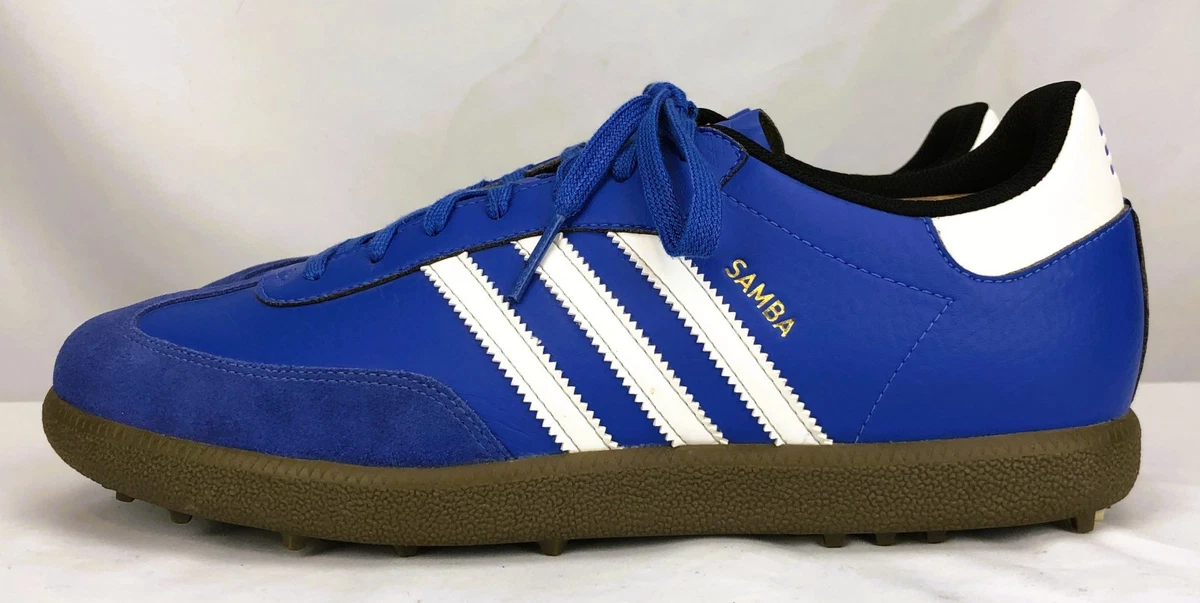Adidas Adipure Men’s Golf Shoes Size 12 M Blue Leather Athleisure Activewear adidas Leather Upper Blue Golf Shoes for Men for sale | eBay main image 2