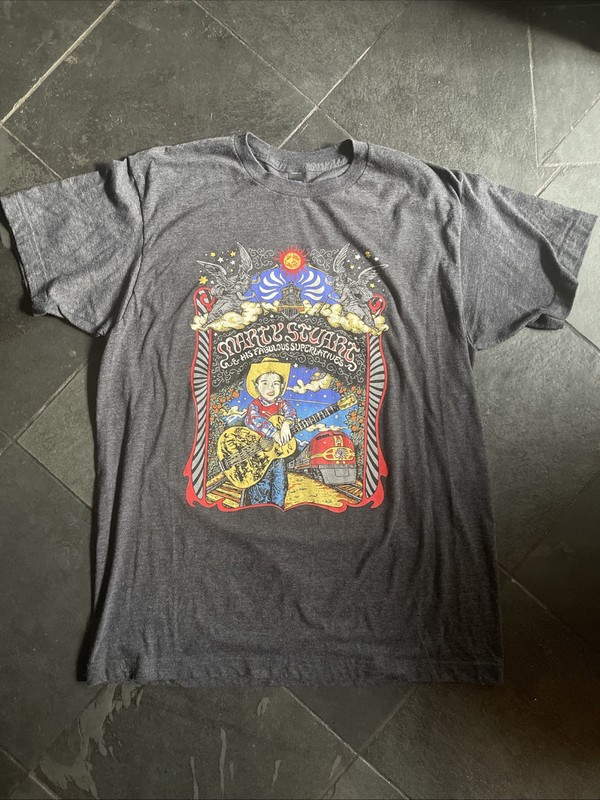 Marty Stuart and His Fabulous Superlatives band t-shirt.  Size M
