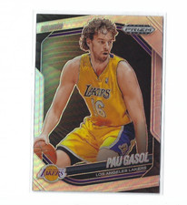 2024-25 Panini Prizm Black Pau Gasol #265 Silver Prizm Lakers