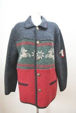 Giesswein extrem dicke Walkjacke neuwertig Schurwolle Trachtenjacke rot Gr.50