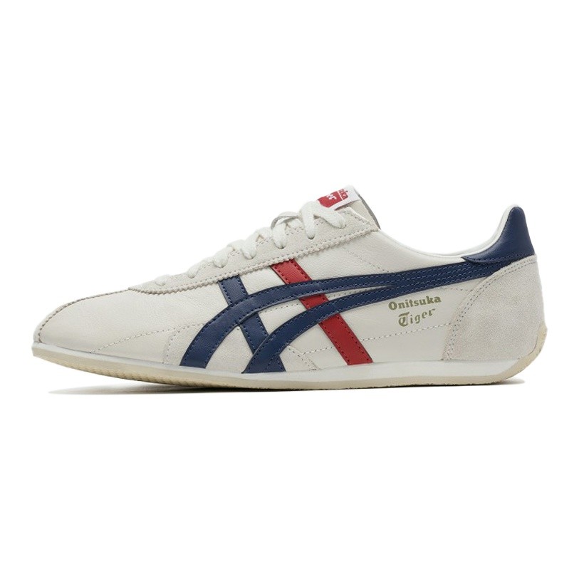 Onitsuka Tiger Runspark White Blue Red TH201L-9950 Men's Size