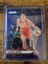 2024 Panini WNBA Prizm Veronica Burton Blue Velocity Prizm #35 Connecticut Sun