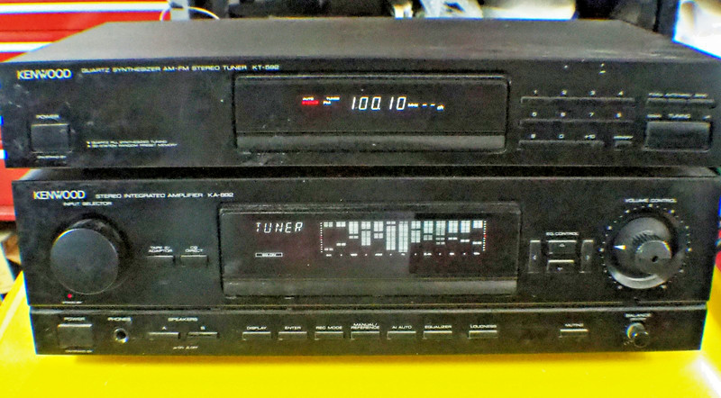 Kenwood KA-892 Amplifier And KT-592 Tuner