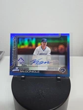2025 Kevin Mcgonigle Topps Pro Debut Baseball Blue Foil Auto /150