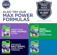 Lightweight Clumping Litter: Flushable - Powerful Odor Control - Scented, 10 ...