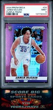 2024 Panini Prizm DECA - JARED McCAIN #24 PURPLE PRIZM /99 #24 (RC) PSA 9 RARE