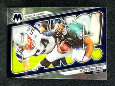 2023 Panini Mosaic Football - TEDY BRUSCHI - BANG! INSERT - NEW ENGLAND PATRIOTS