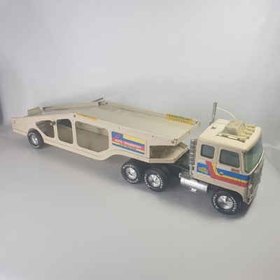 Nylint Metal Vintage Large Semi Truck Car Carrier GMC Astro 95 Toy Truck USA
