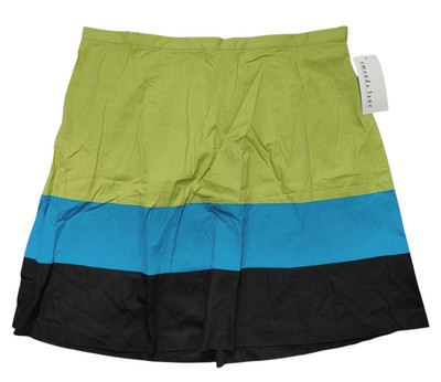 Amanda Lane Women's Colorblock A-Line Skirt Size 20W