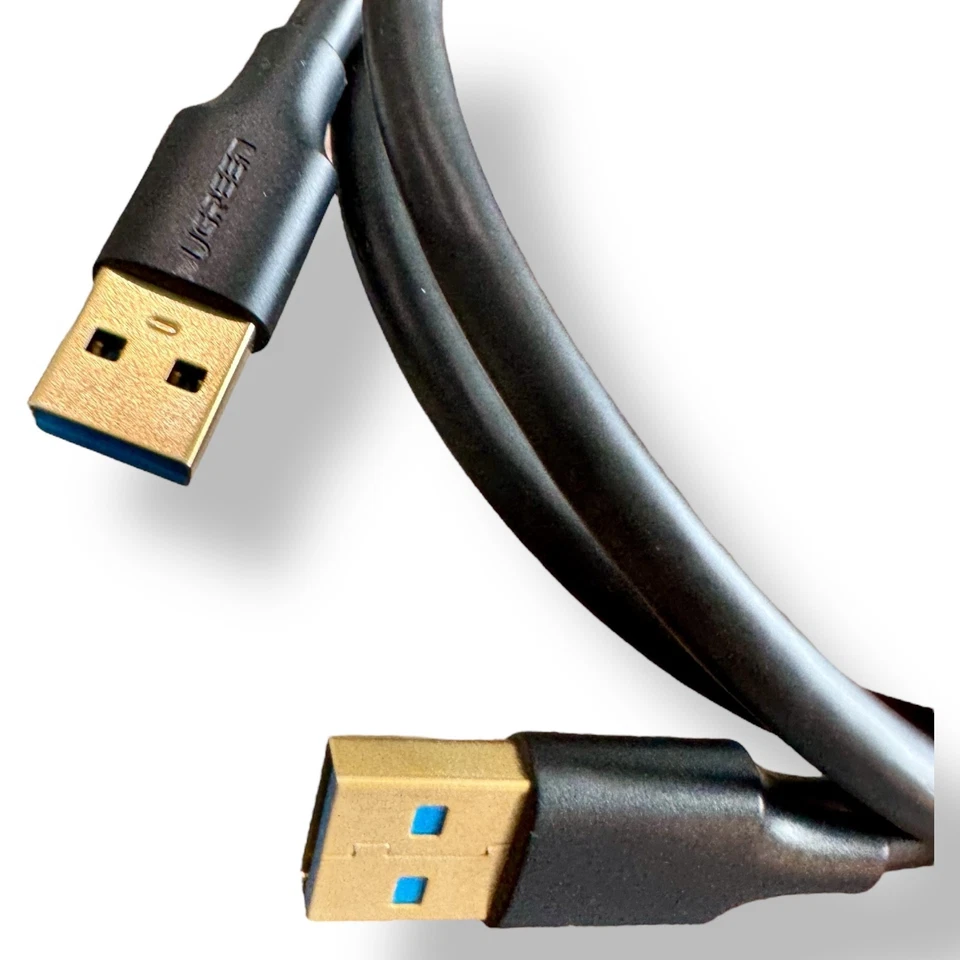 UGREEN USB 3.0 A Male to A Male Cable High Speed 5Gbps Gold-Plated Cord 3ft - Image 4 of 4