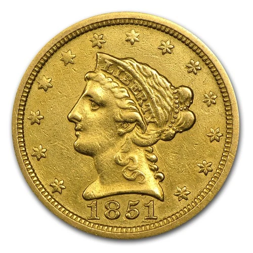 1851-O Liberty Quarter Eagle — photo from the most recent tracked eBay sale