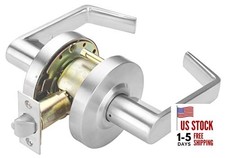 Commercial Lever Door Lock - Heavy-Duty Locking Door Handle, ADA Passage/Closet