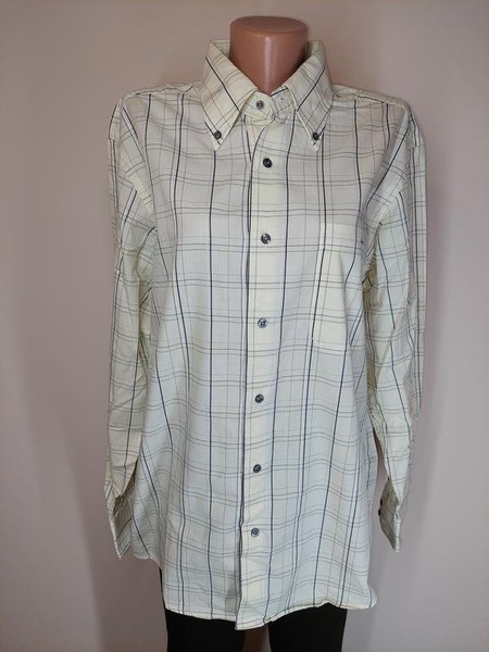 Men Lacoste Shirt Beige Cotton 34 / XS / 42
