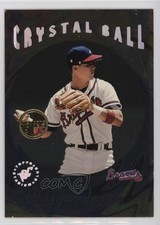 1995 Topps Stadium Club Crystal Ball Members Only Chipper Jones #CB1 HOF 01v6