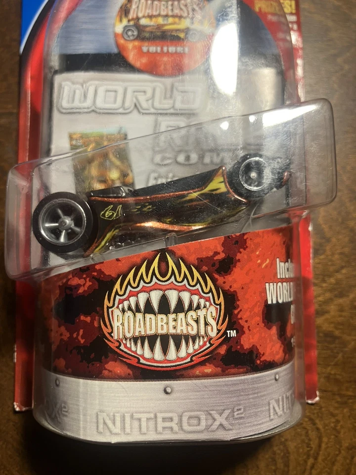 Hot Wheels World Race Highway 35 Roadbeasts Vulture 19/35 Flipped In Case Sealed - Image 4 of 4