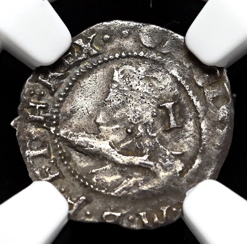 ENGLAND. Charles I, 1625-1642. Silver Penny, S-2844, NGC XF40