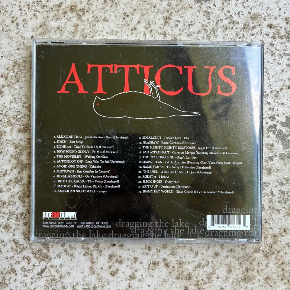Atticus Dragging The Lake Compilation 2x CD Lot Goth Emo Punk Skate Blink 182 - image 3 of 4