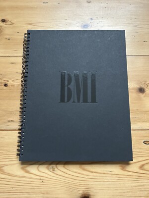 BMI - Broadcast Music Inc. Songwriting Notebook - Printed in USA Journalbooks