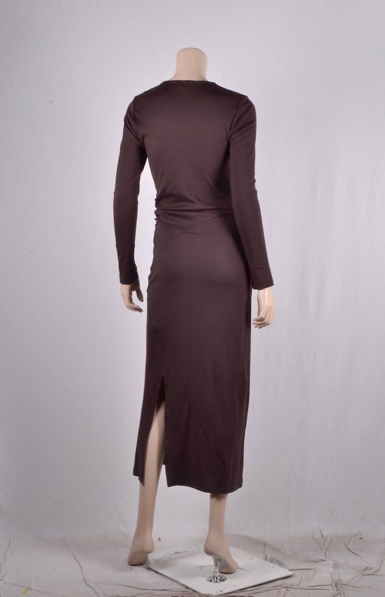 【海外限定】REISSワンピース☆Berry Sloane Wool Ruche Detail NWOT $320 REISS Sloane Wool Ruche Detail Midi Dress in Berry