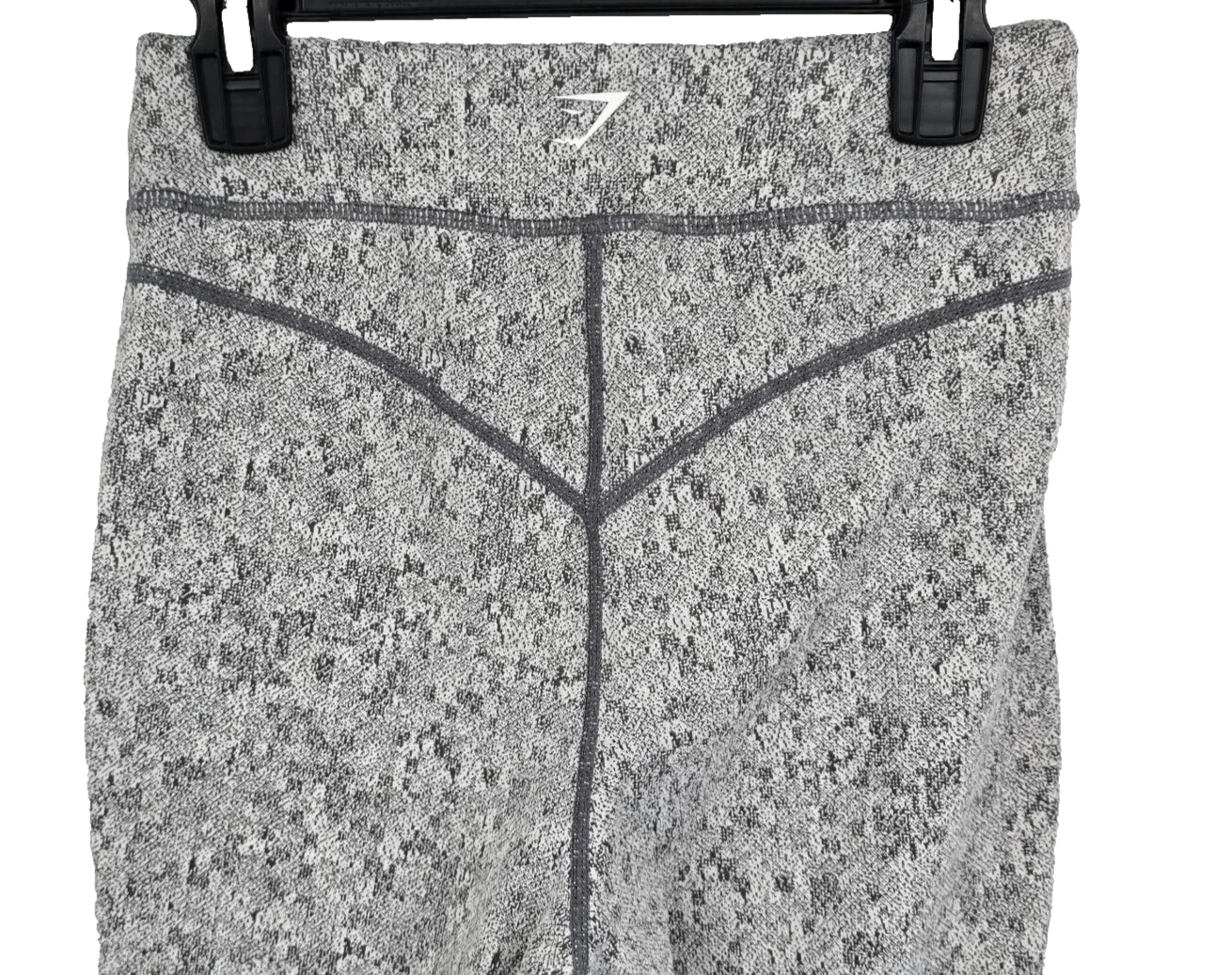 gymshark fleur textured high waist pull on leggings
