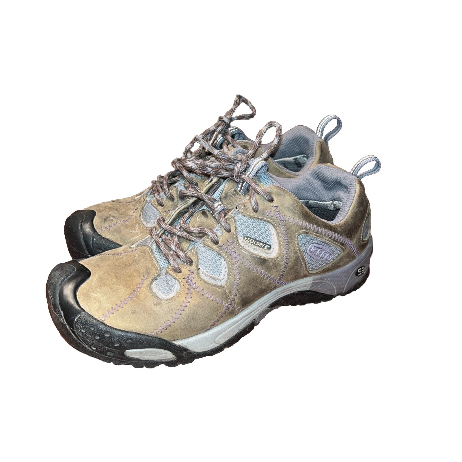 Scarpe da ginnastica Keen Dry in pelle da trekking US 8