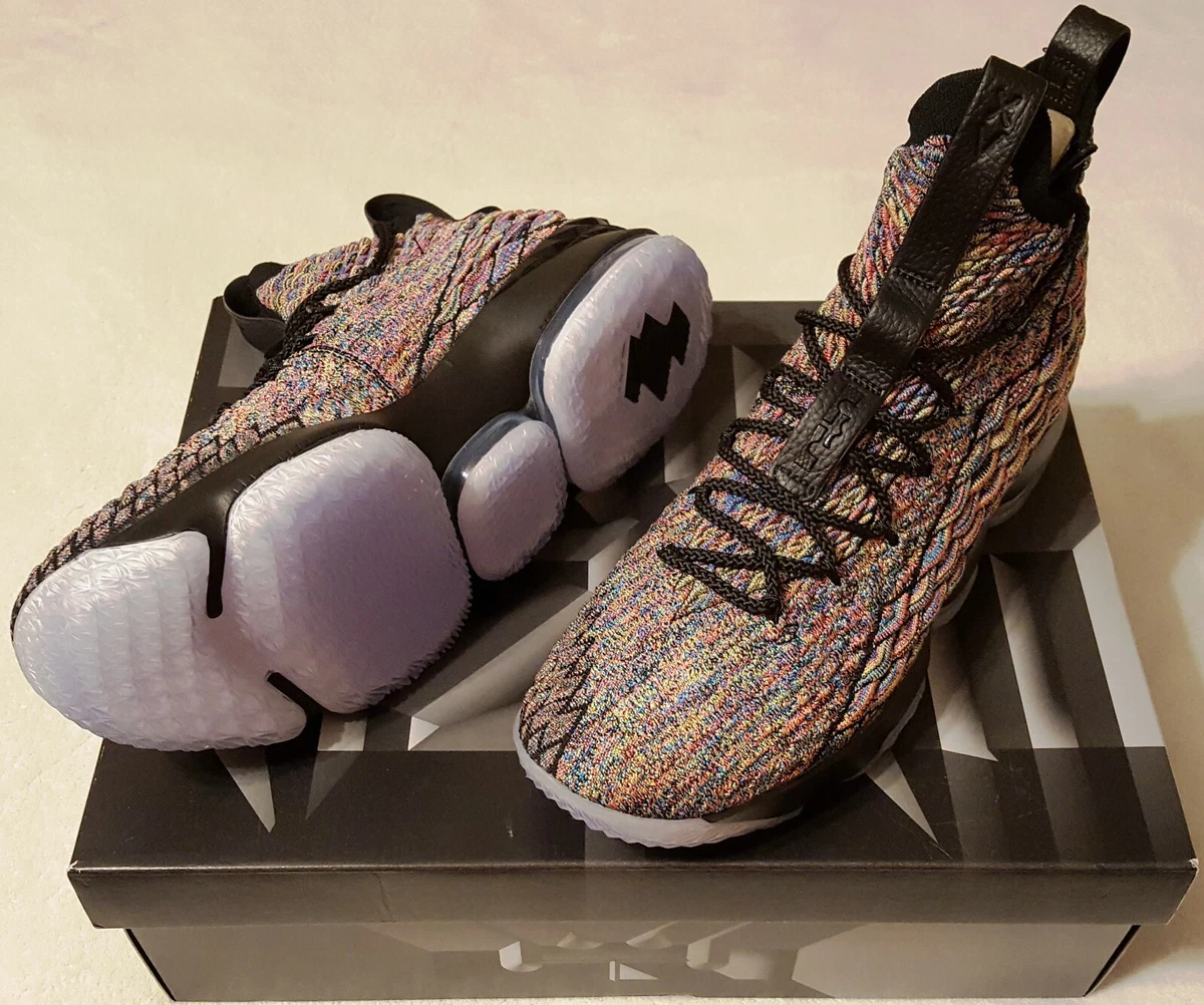 Nike LeBron 15 Multi-Color Rainbow 2018 Mens Shoe Size 12 New Box James | eBay