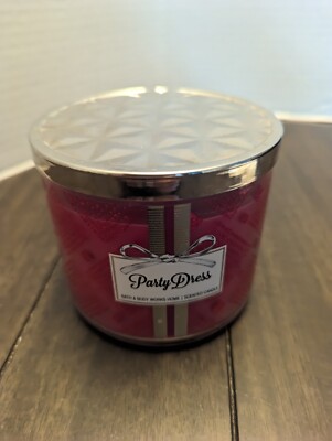 party dress 3 wick candle BBW Party Dress Candle