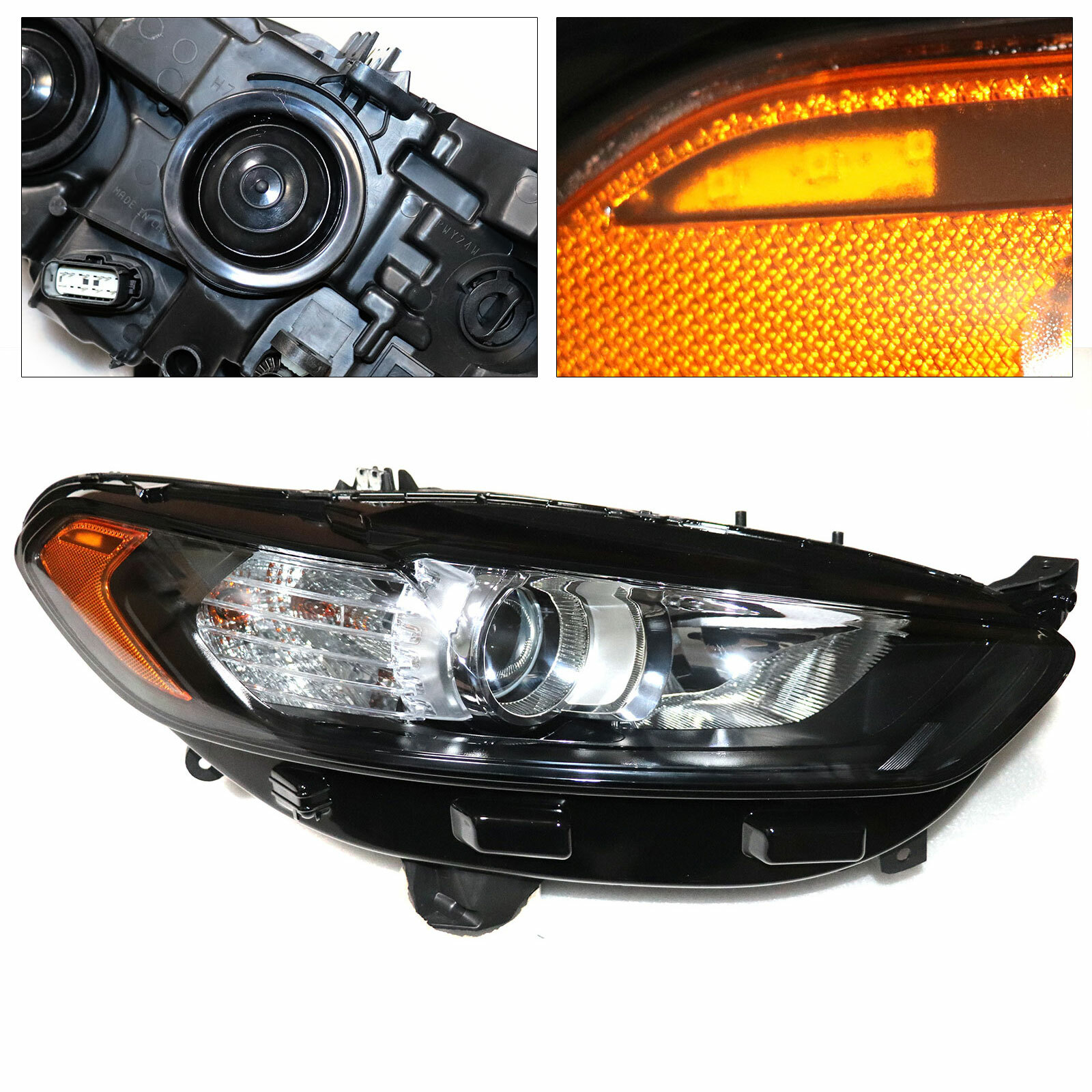 NEW For 2013-2016 Ford Fusion Headlight Lamp Light RH Right Side Halogen 13-16