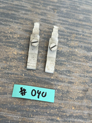 1960's-1970's Vintage Mercedes Becker Radio Mounting Brackets Pair  (2)    #040