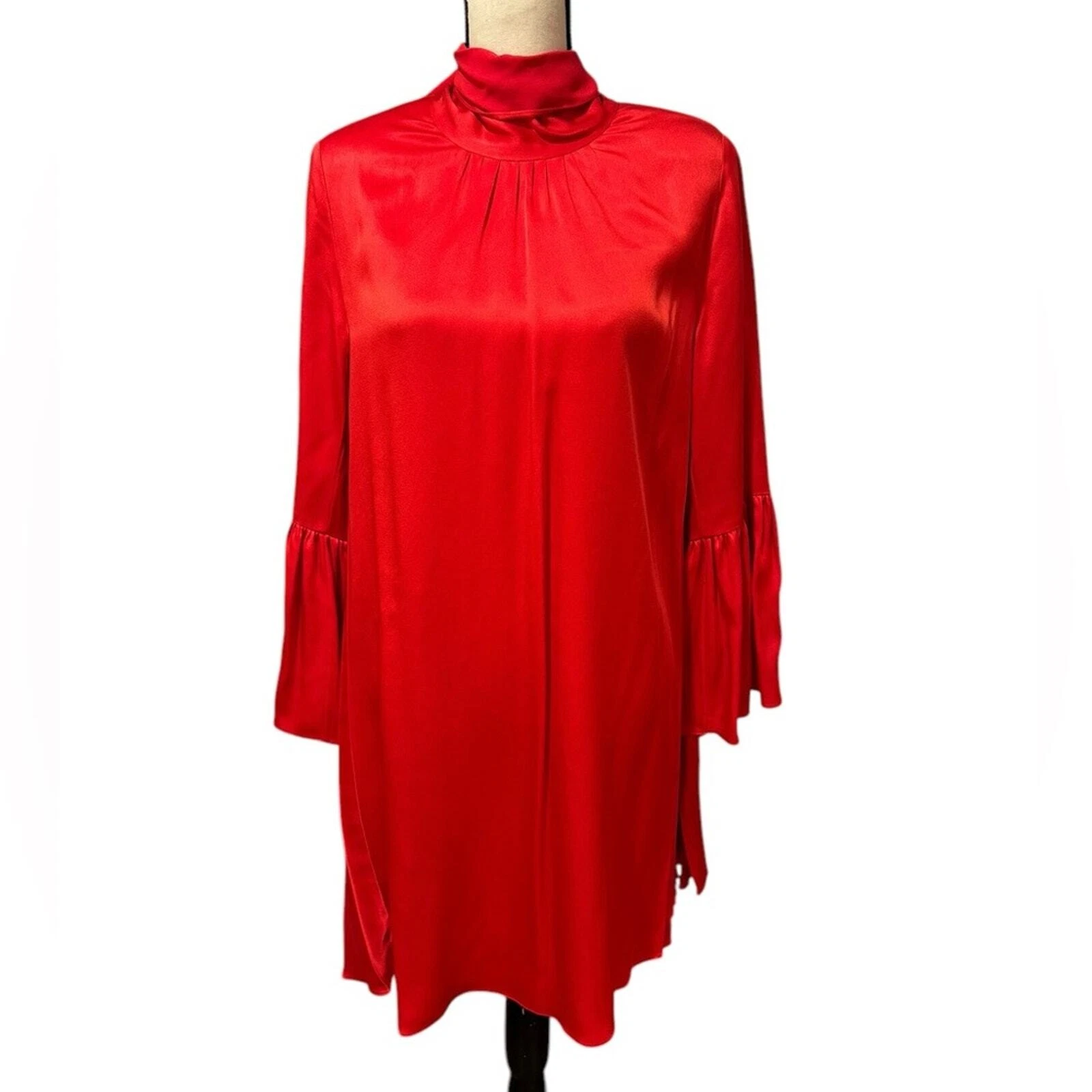 Abito Fendi Roma Res finto collo plissettato laterale taglia 40