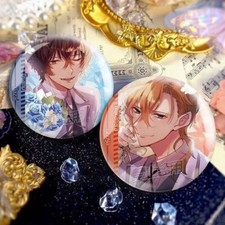 Nakahara Chuya Bungo Stray Dogs Double Flash Badge Dazai Osamu Emblem Brooch #