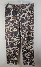 Vintage 90s Winchester Duck Camo Double Knee Cargo Hunting Pants 3x30 Frog Skin
