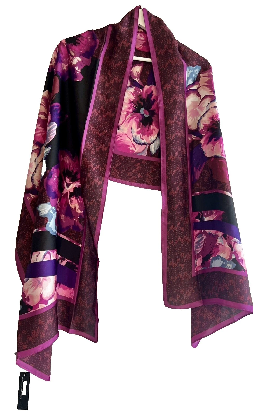 Lenços e envoltórios femininos florais White House Black Market