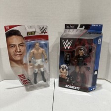 WWE Mattel Basic Wrestling Figure Series 92 & 123 Lot - Jake Atlas & Scarlett