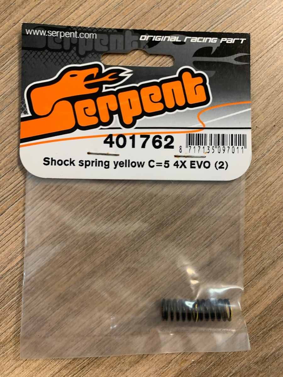 Serpent Shock Spring Yellow C=5 4X Evo (2) 401762 | eBay