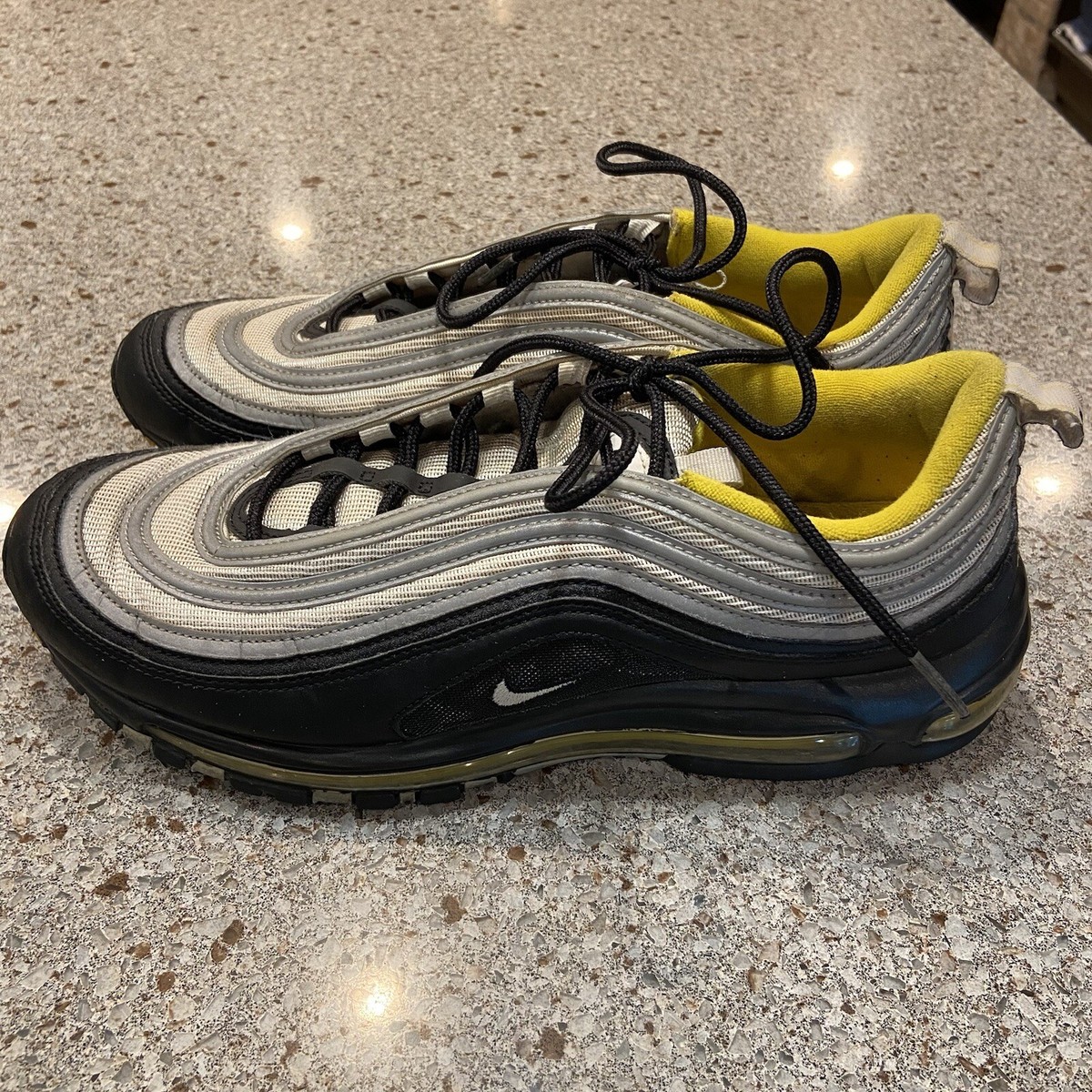 Nike Air Max 97 Steelers Black and Yellow Men's Size 12 Sneakers