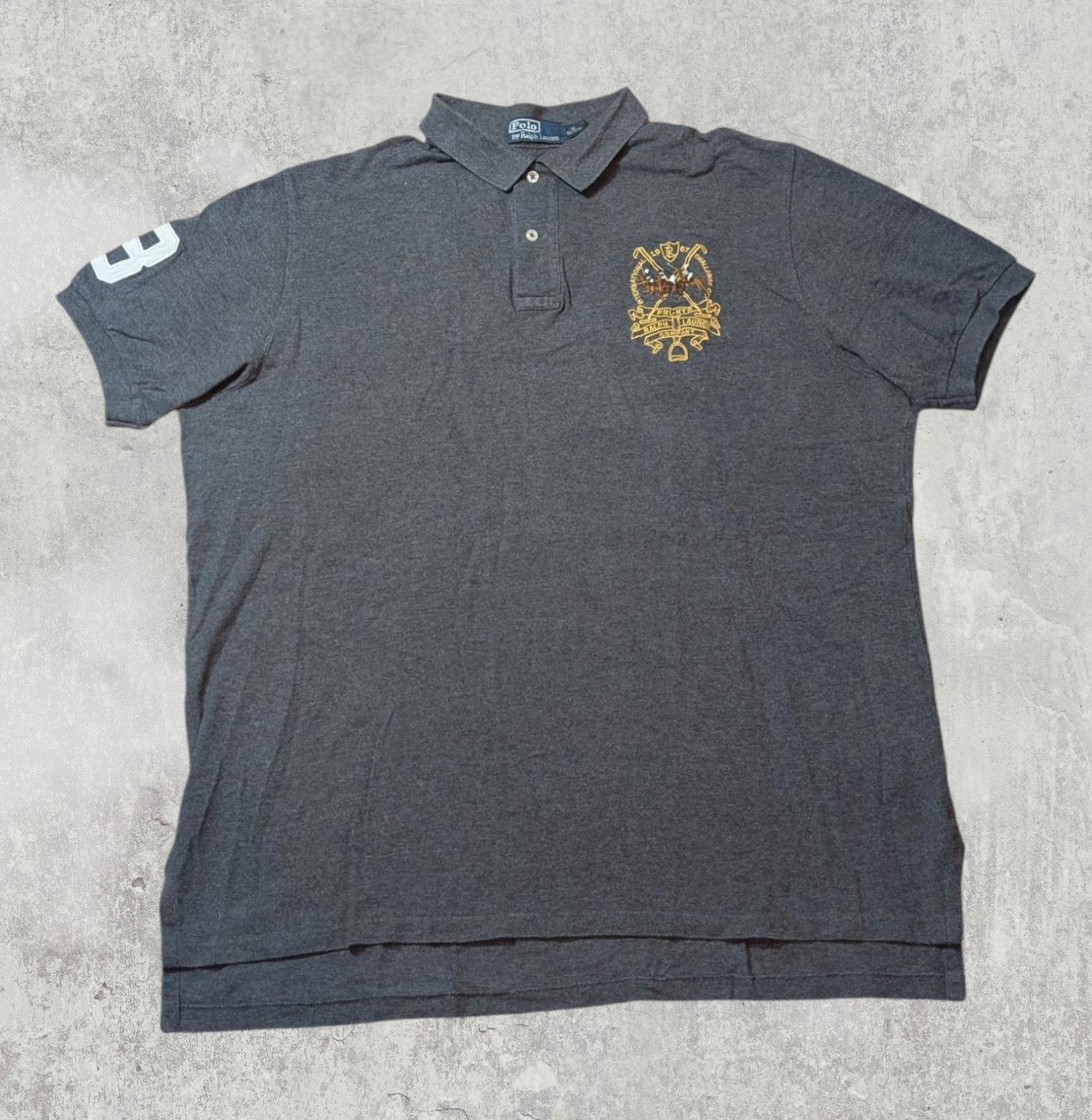 PONY Polo Ralph Lauren uomo coppa sfida Grigio Taglia XL