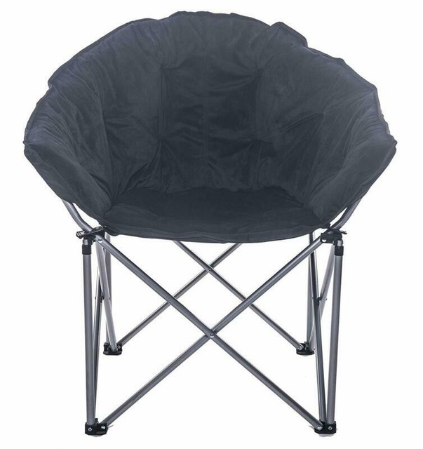 Large Size Folding Moon Saucer Chair Adult Foldable Club