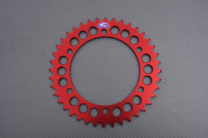 Couronne Renthal UltraLight 40 dents 520 rouge pour moto Yamaha FJ 1100 1984