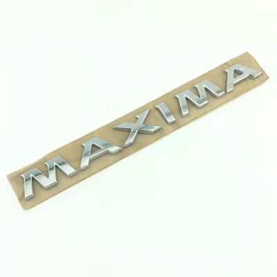 Chrome Maxima Emblem For Rear Trunk Emblem Nameplate Badge 2012-2018