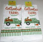 EASTER Kitchen Towels 15" x 25" COTTONTAIL FARMS  2 Towels