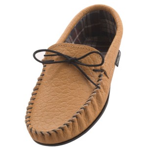 all leather moccasin slippers
