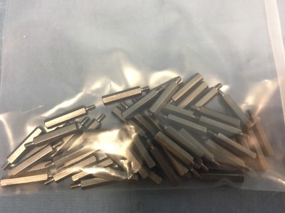 50 NEW RAF Bisco 4510-440-SS Standoffs 13/16'' 4-40 thread Stainless Steel