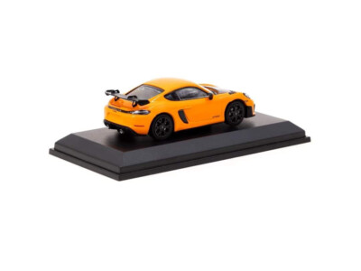 Tarmac Works x Minichamps Porsche Cayman GT4 RS Pastel Orange ~ 1