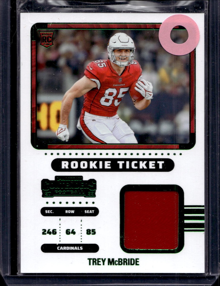 2022 Panini Contenders #RTS-TMB Trey McBride Rookie Ticket
