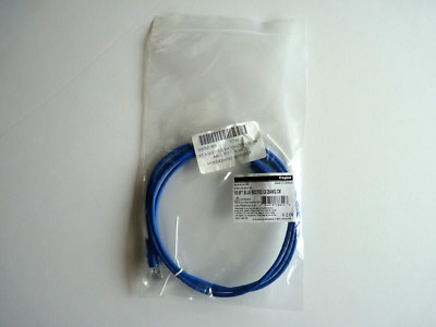 Cat 6 Booted Patch Cord Cable Blue 5 ft 28AWG New
