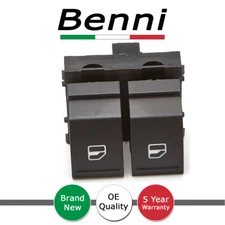 Benni Double Electric Window Switch Button Front Fits VW Golf Plus 2.0 TDI 2005-