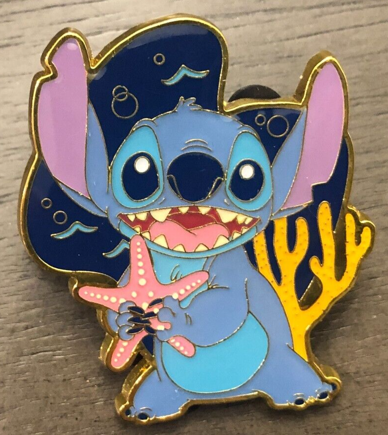 Disney pin Lilo & Stitch Loungefly star fish under the sea